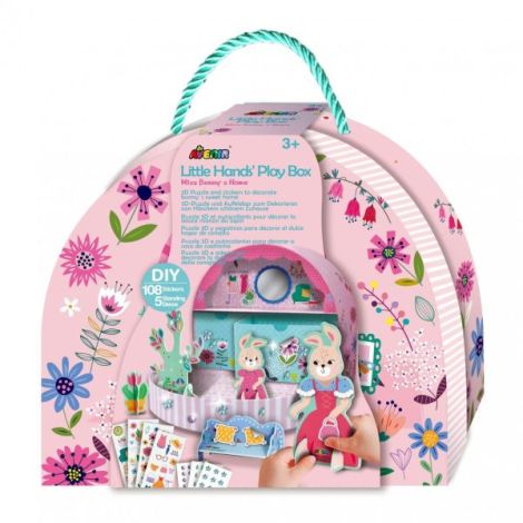 Set de joaca creativa si libera, portabil - Casa Domnisoarei Iepuras - imagine 2